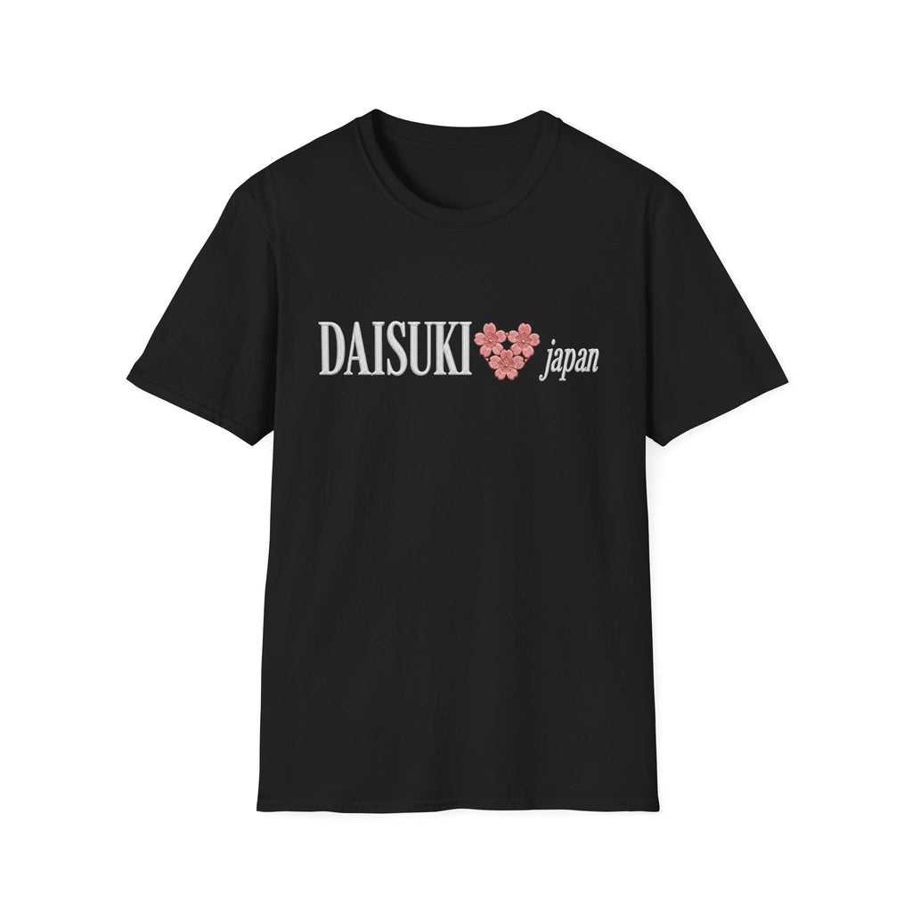 I Love Japan Faux Embroidery T-Shirt