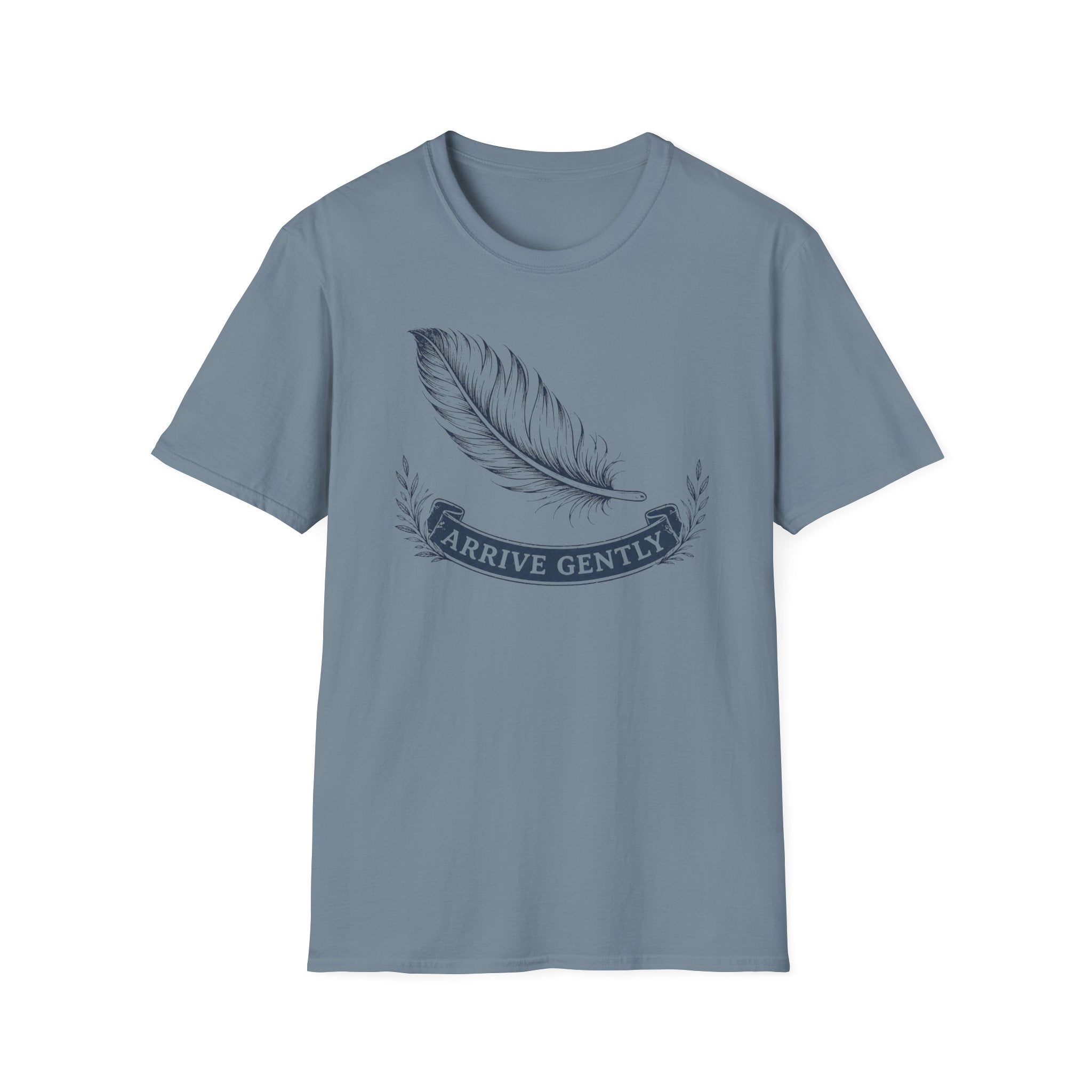 Arrive Gently Feather T-Shirt