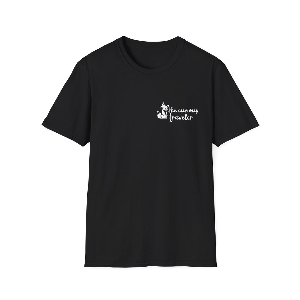 Curious Traveler Fox  T-Shirt