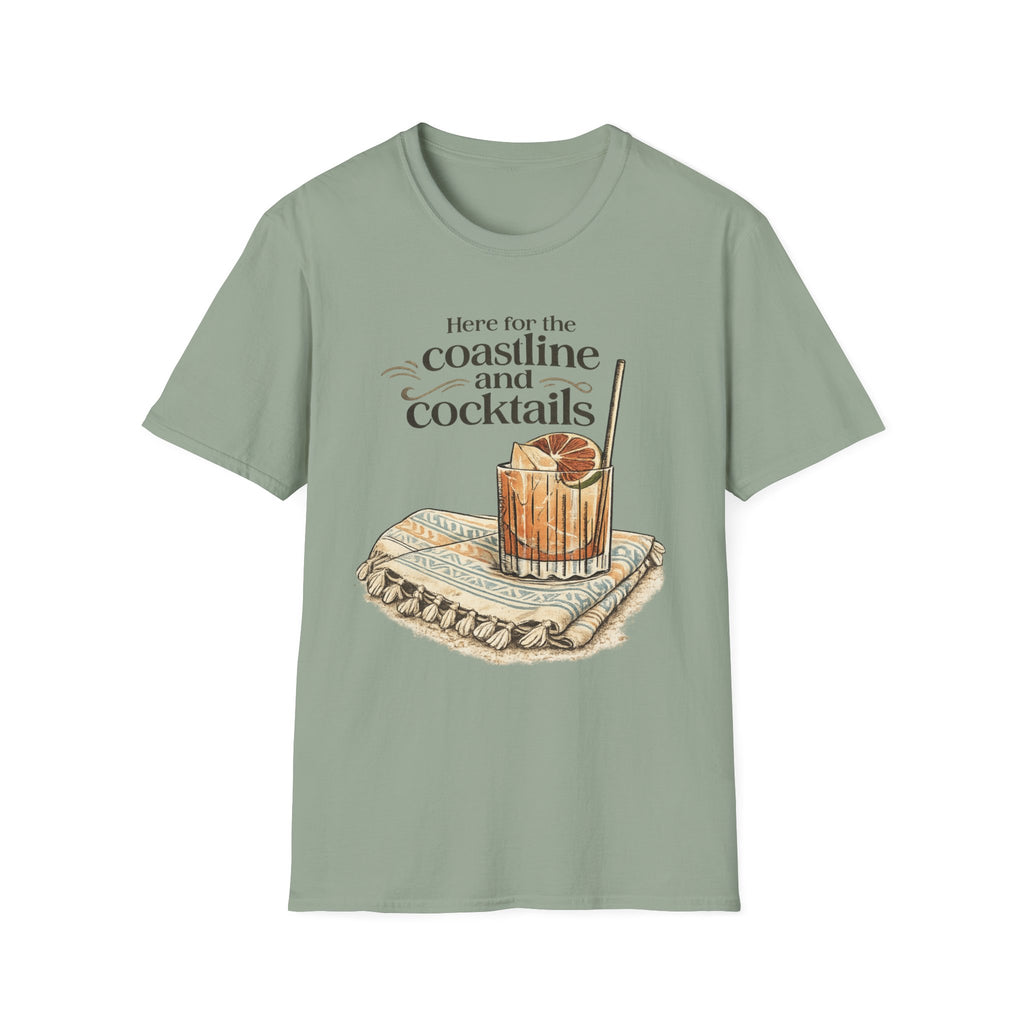 Here For The Coastline And Cocktails T-Shirt