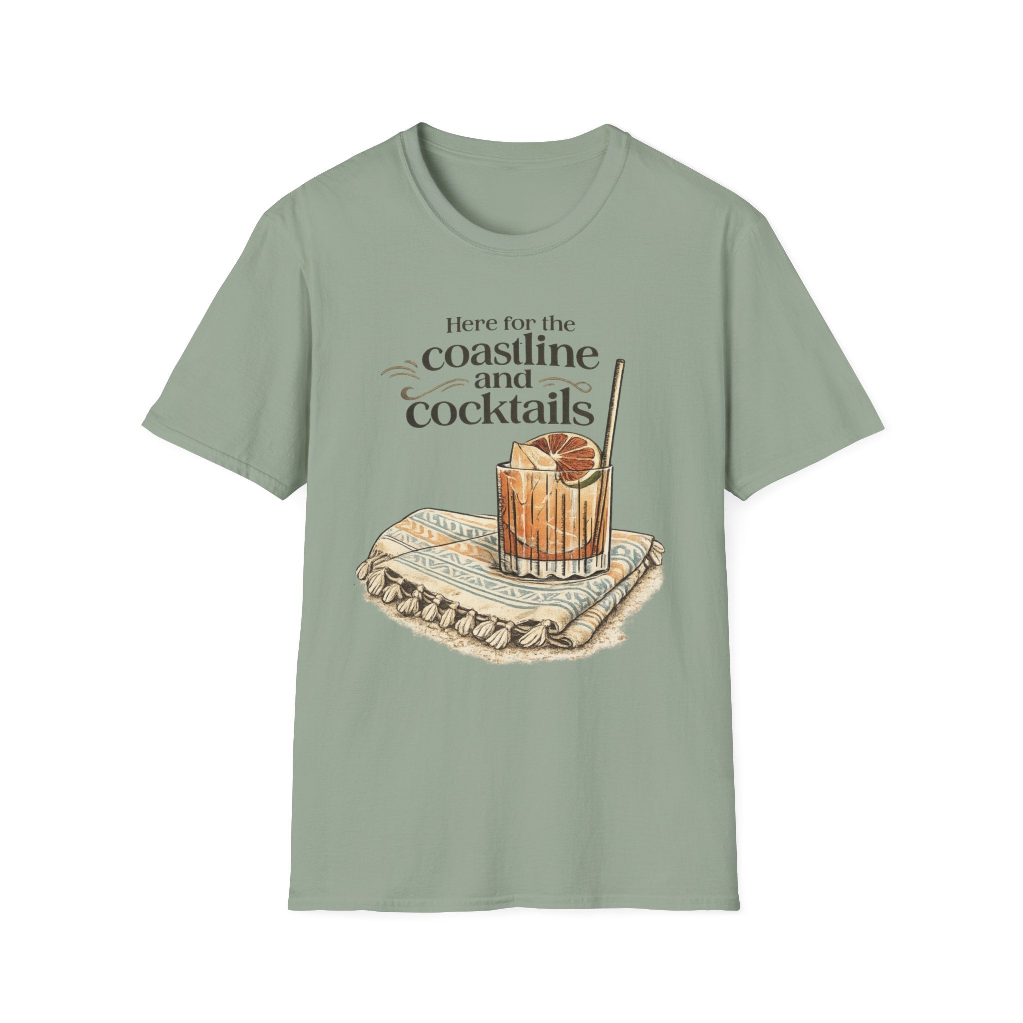 Here For The Coastline And Cocktails T-Shirt