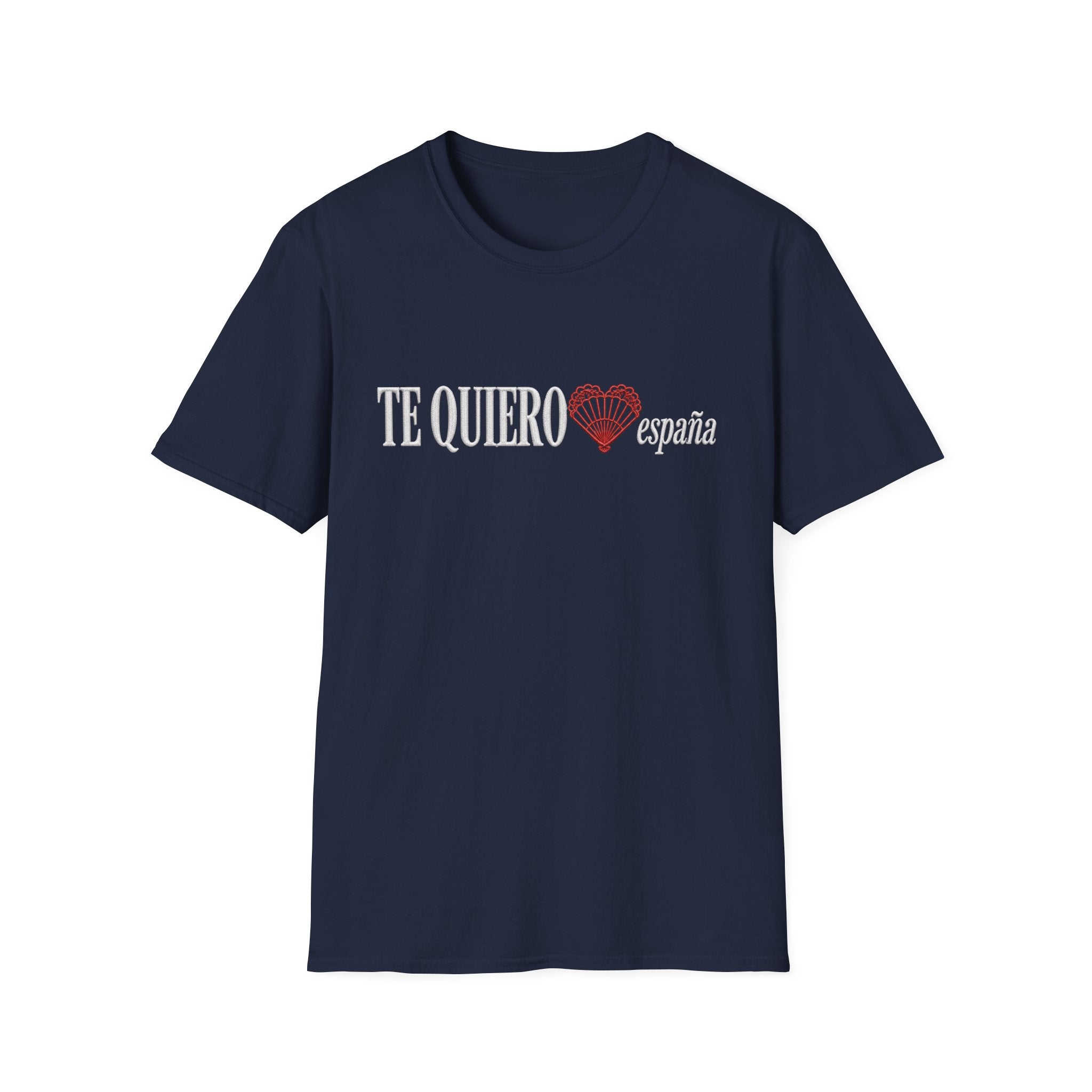 I Love Spain Faux Embroidery T-Shirt