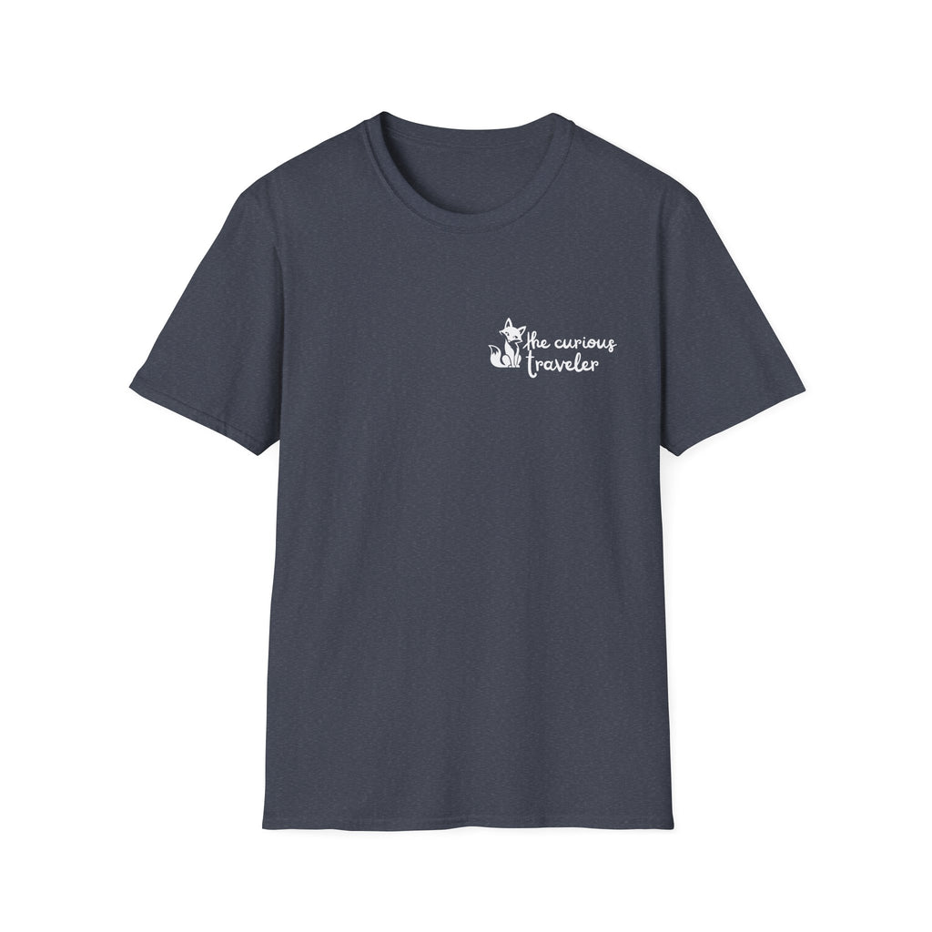 Curious Traveler Fox  T-Shirt