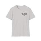 Left The Plan At The Gate Faux Embroidery T-Shirt