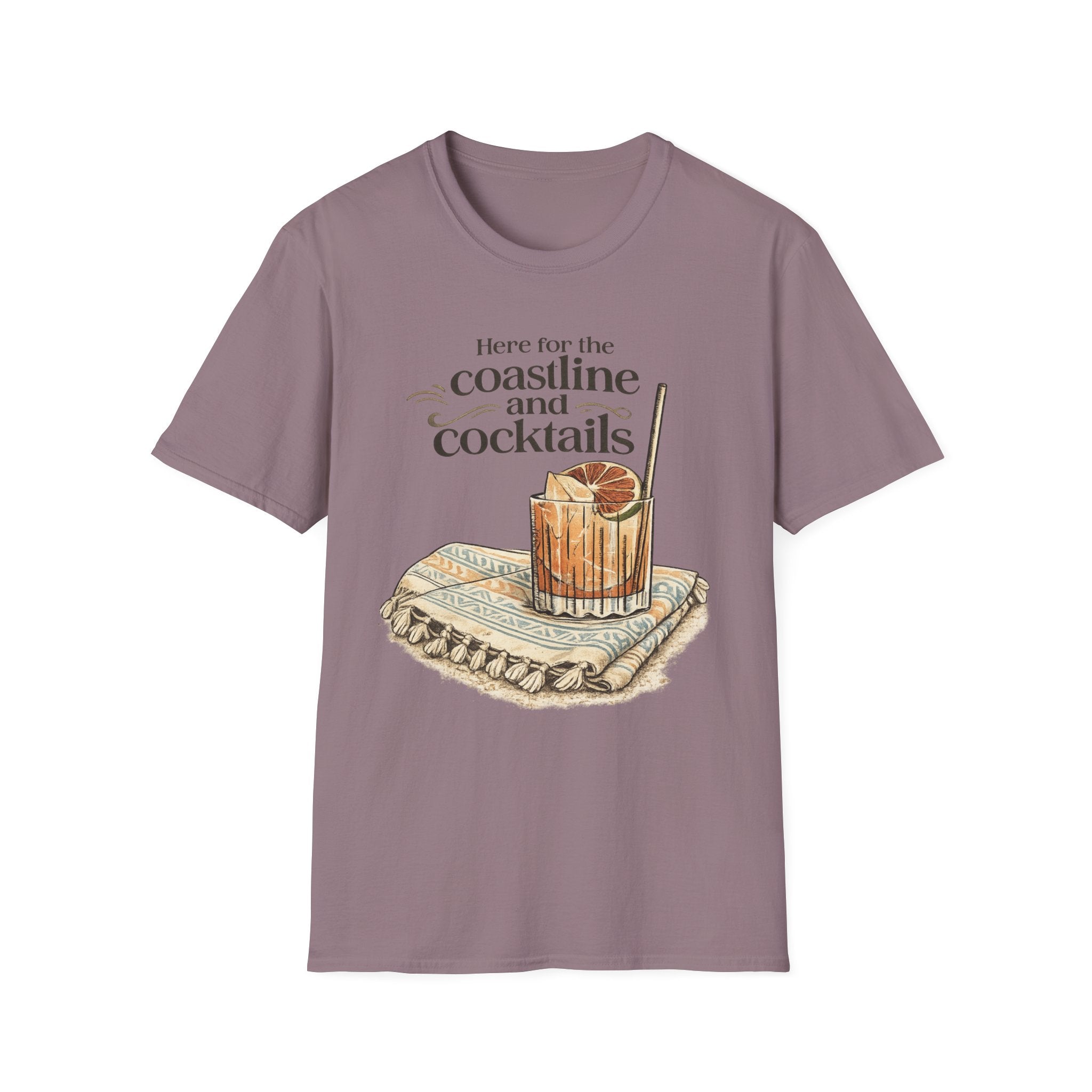 Here For The Coastline And Cocktails T-Shirt