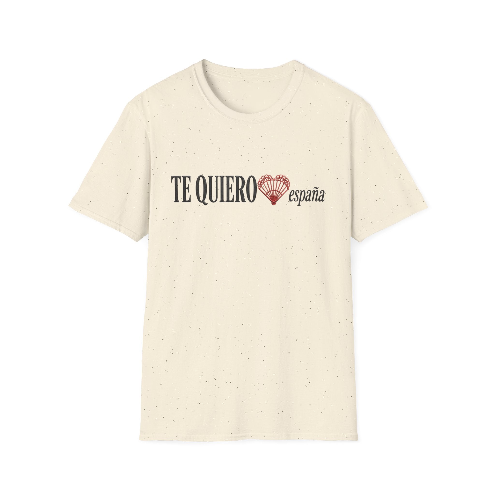 I Love Spain Faux Embroidery T-Shirt