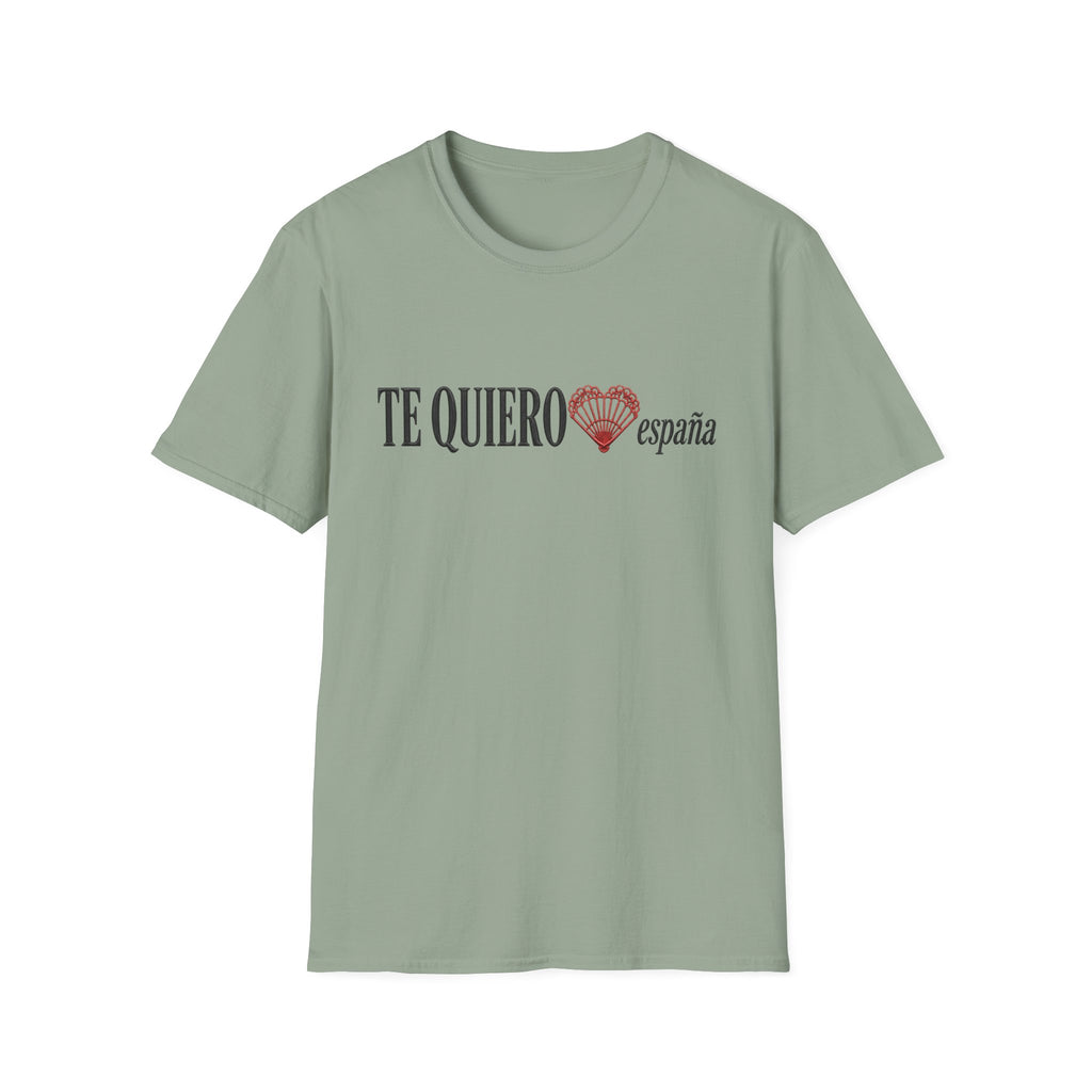 I Love Spain Faux Embroidery T-Shirt