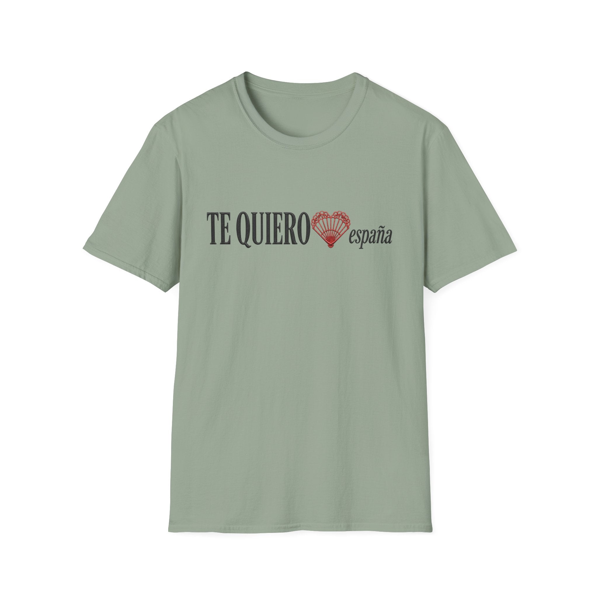 I Love Spain Faux Embroidery T-Shirt