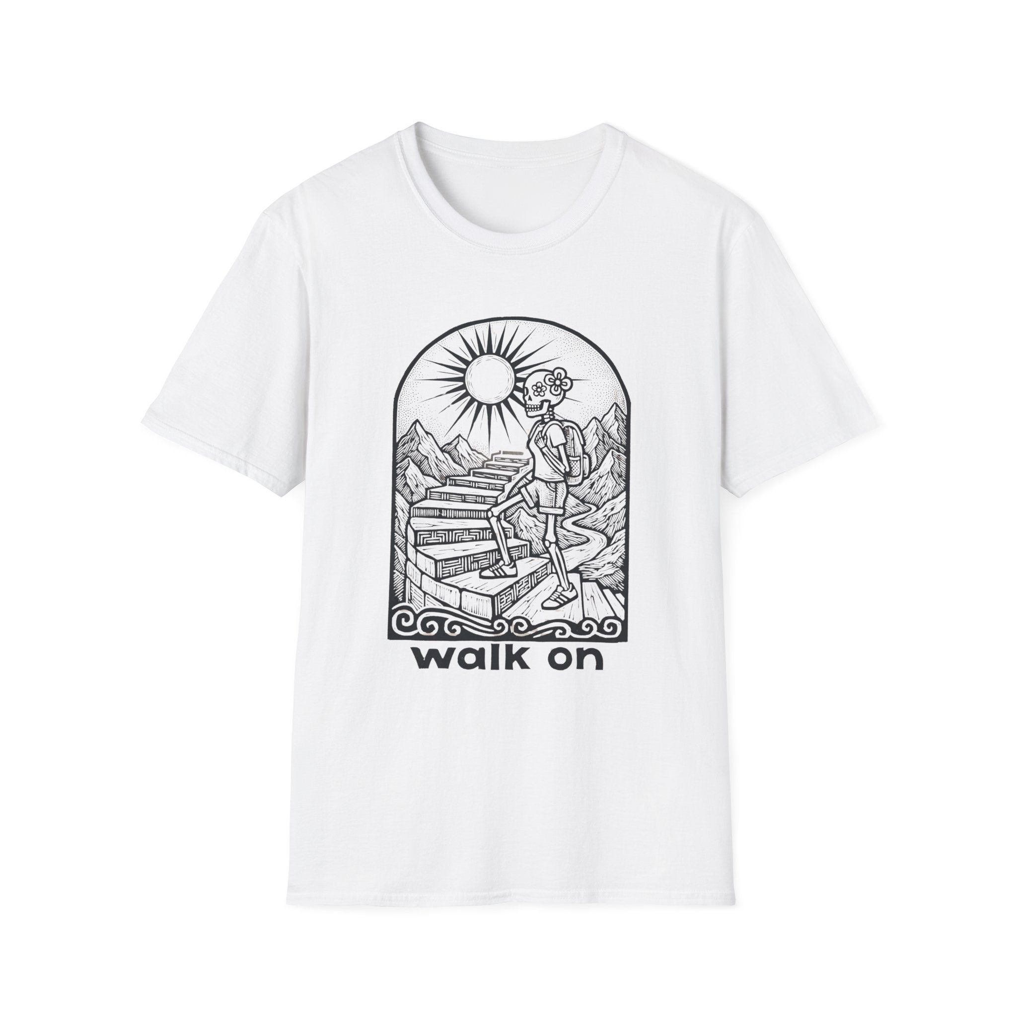 Walk On Skeleton  T-Shirt