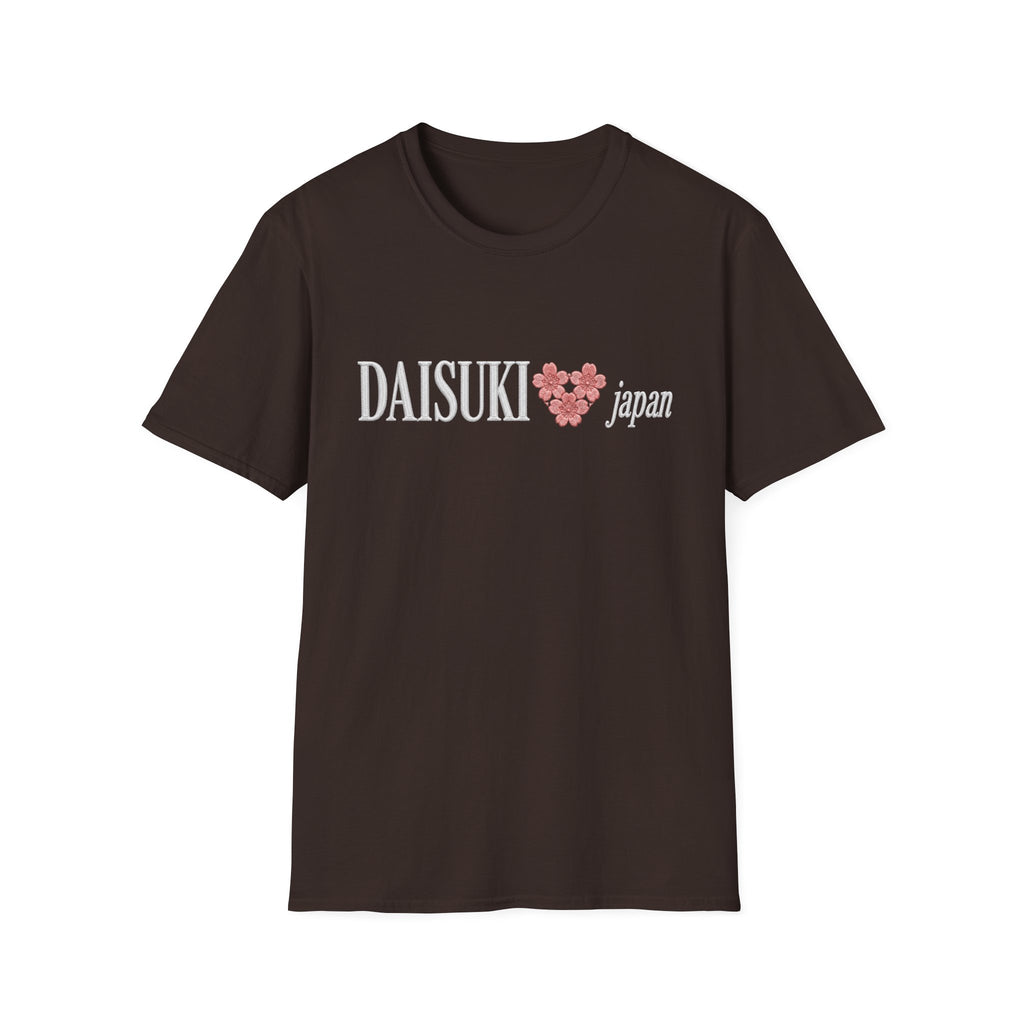 I Love Japan Faux Embroidery T-Shirt