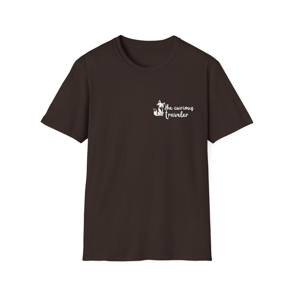 Curious Traveler Fox  T-Shirt