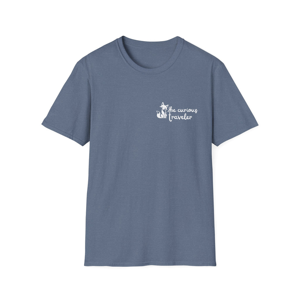 Curious Traveler Fox  T-Shirt