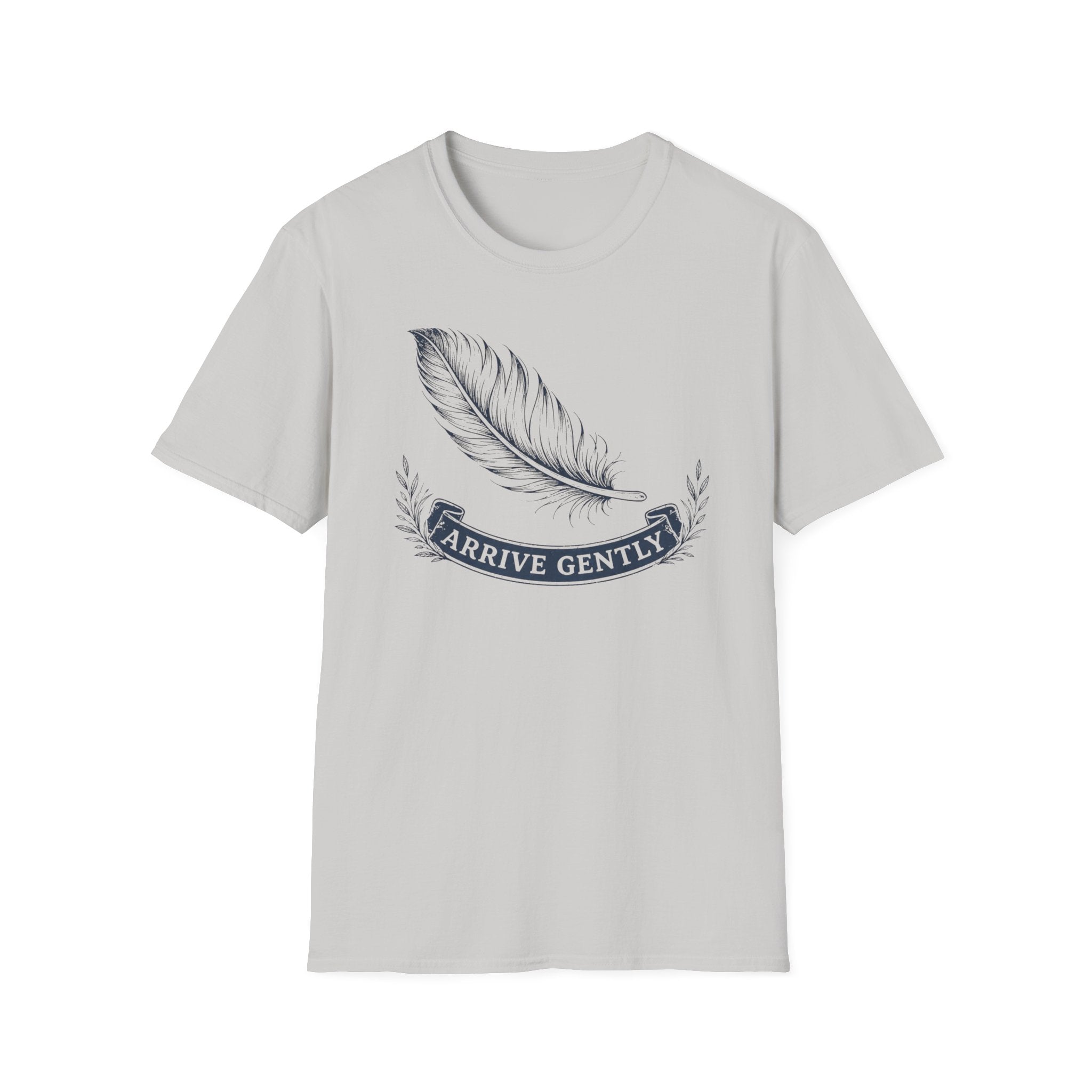 Arrive Gently Feather T-Shirt