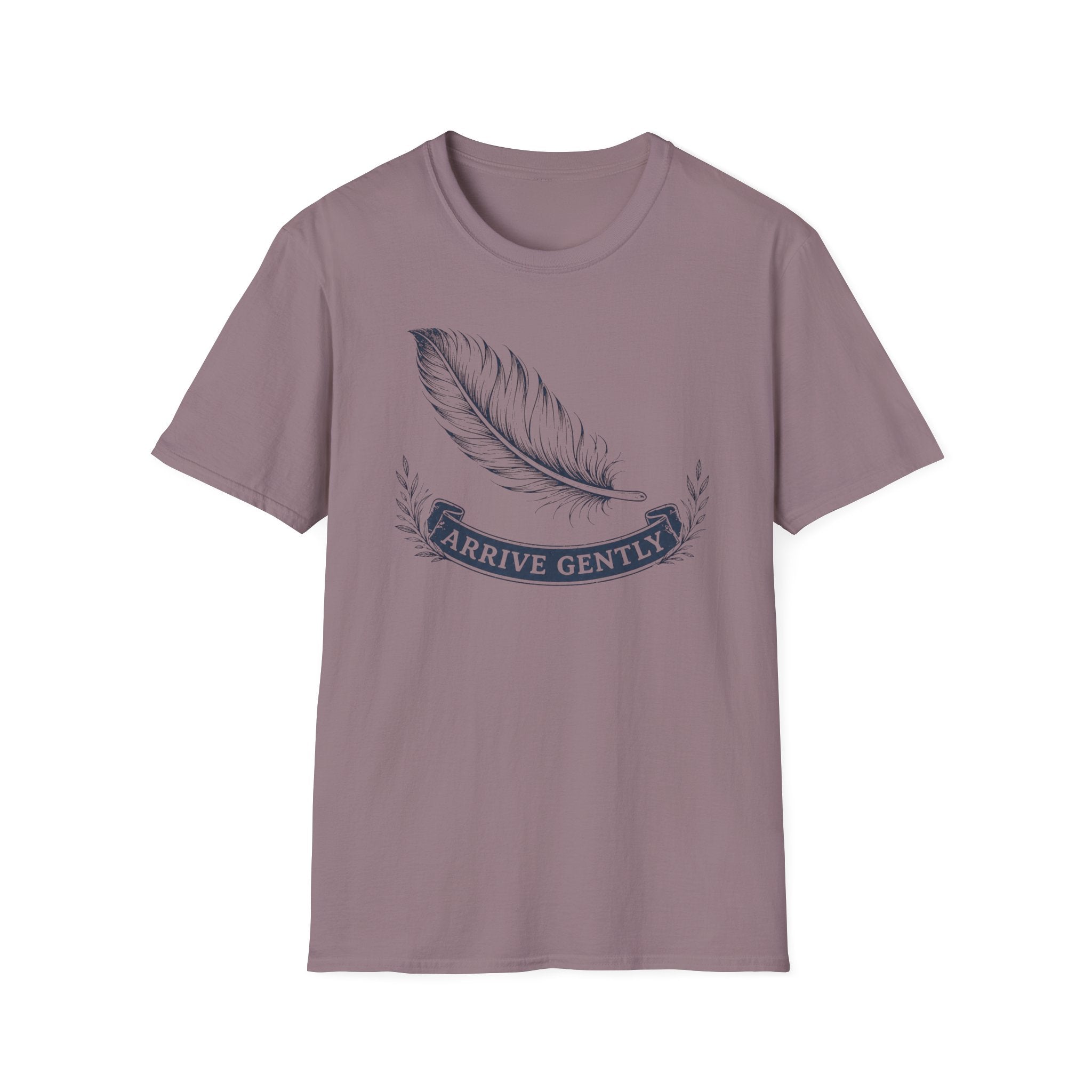 Arrive Gently Feather T-Shirt