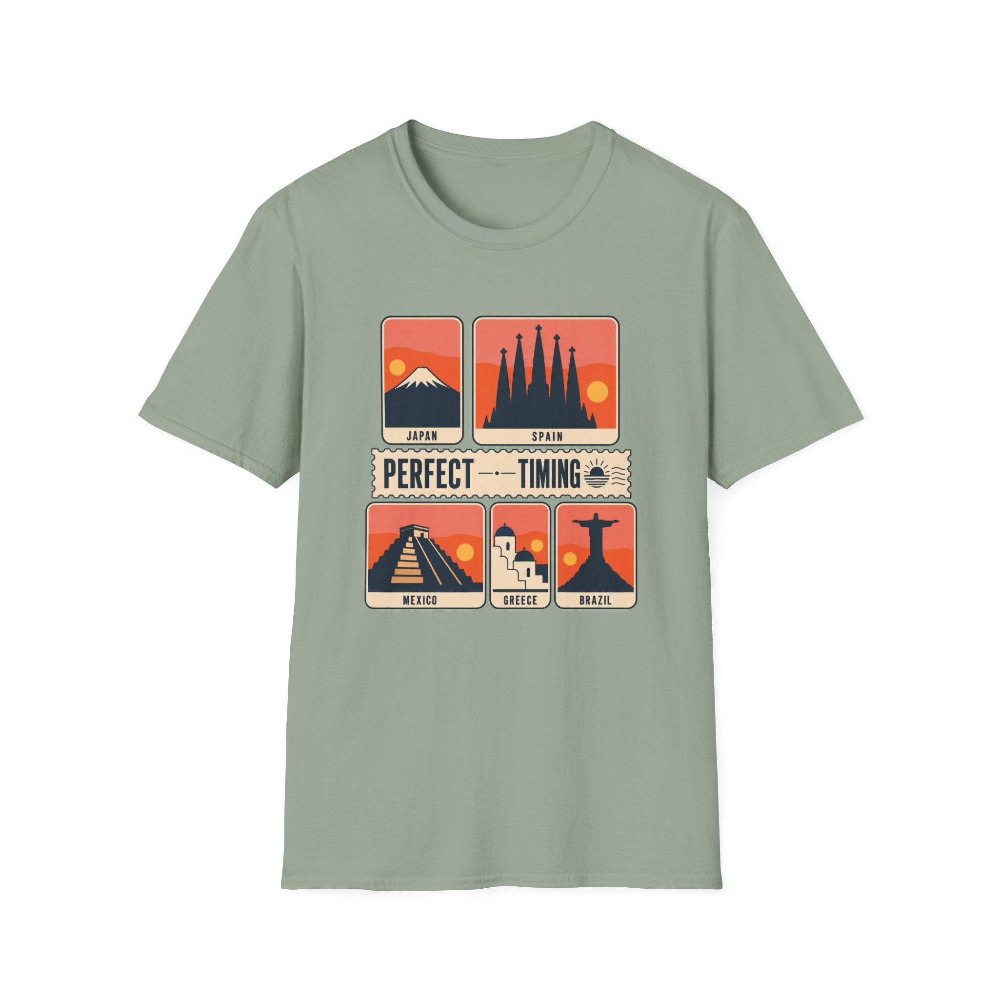 Perfect Timing Collage T-Shirt