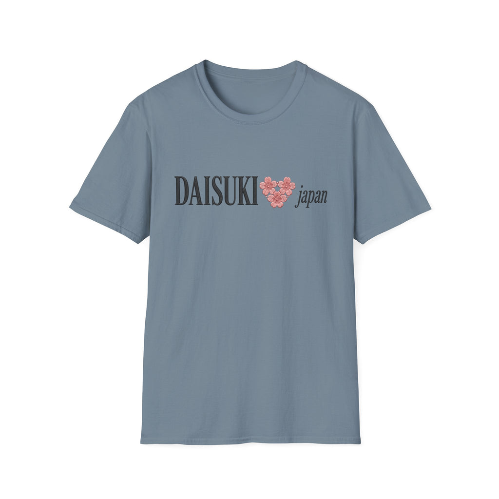 I Love Japan Faux Embroidery T-Shirt