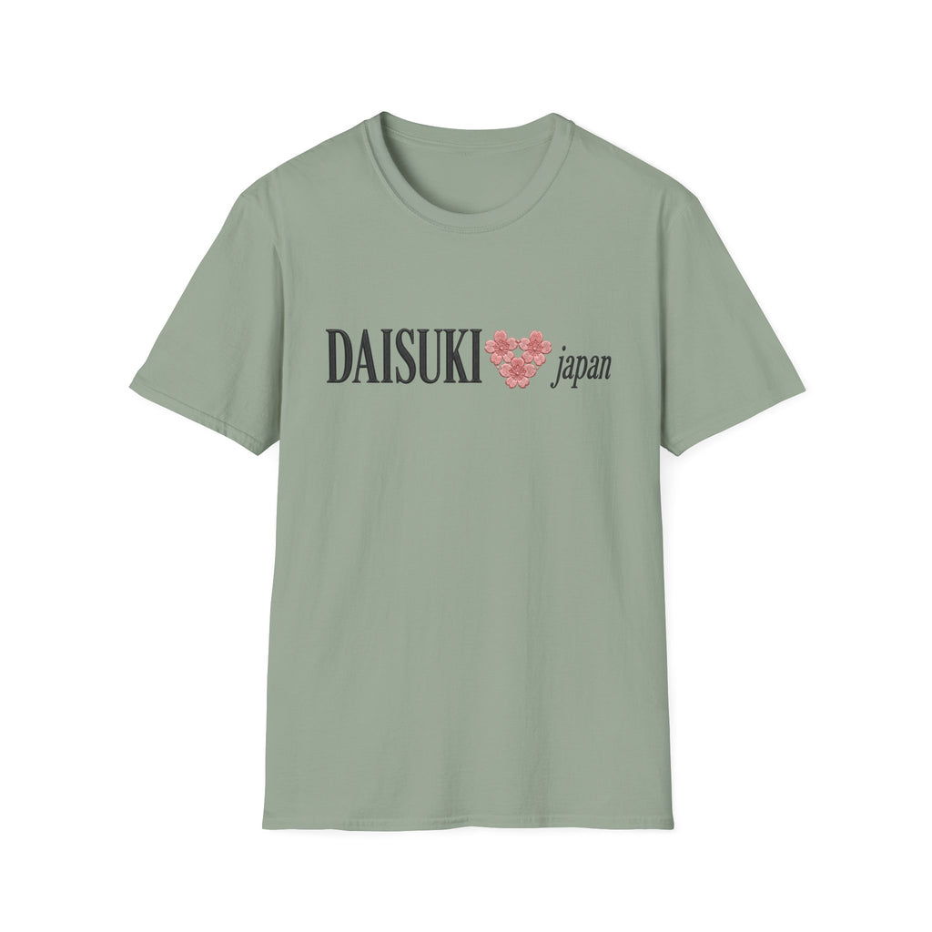 I Love Japan Faux Embroidery T-Shirt