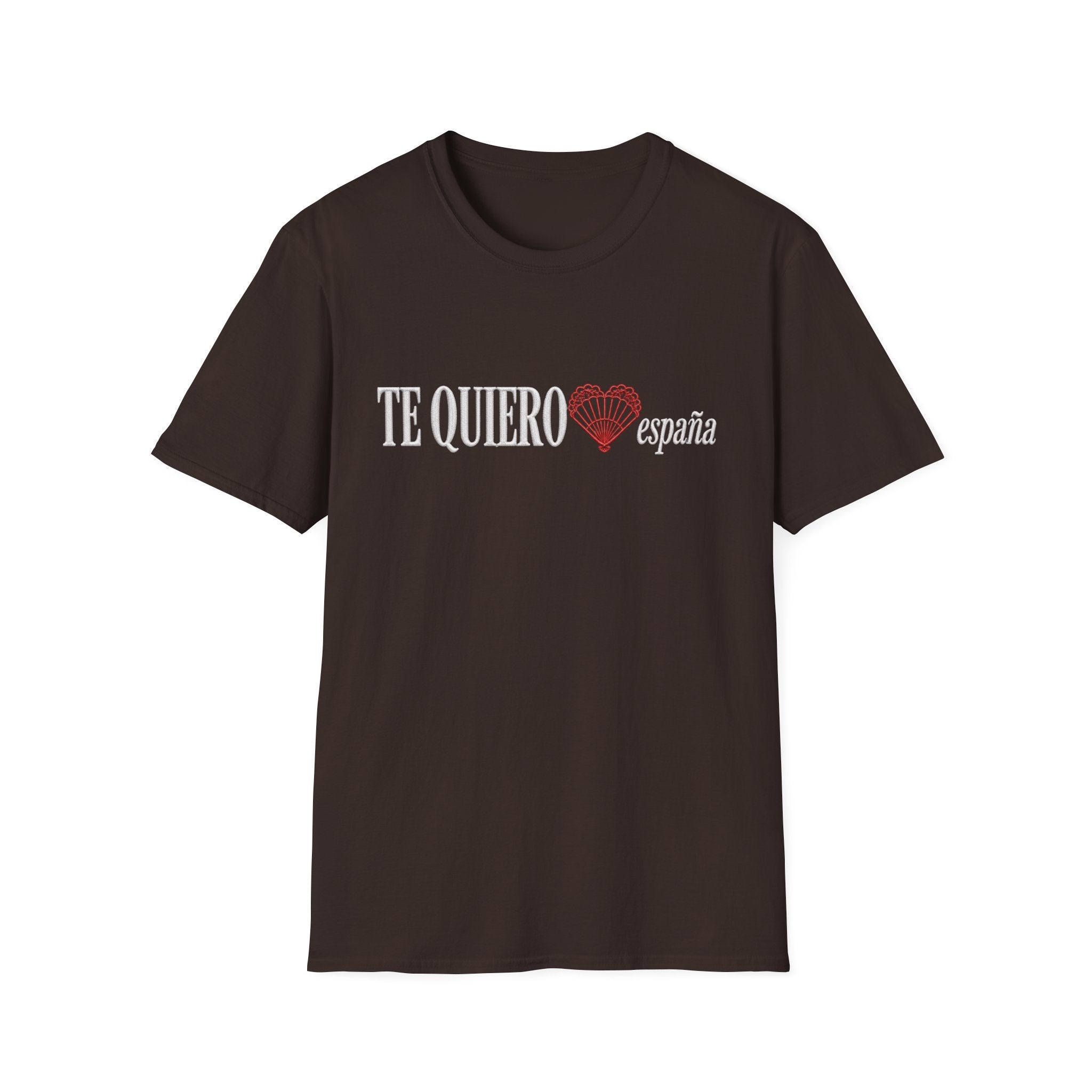 I Love Spain Faux Embroidery T-Shirt