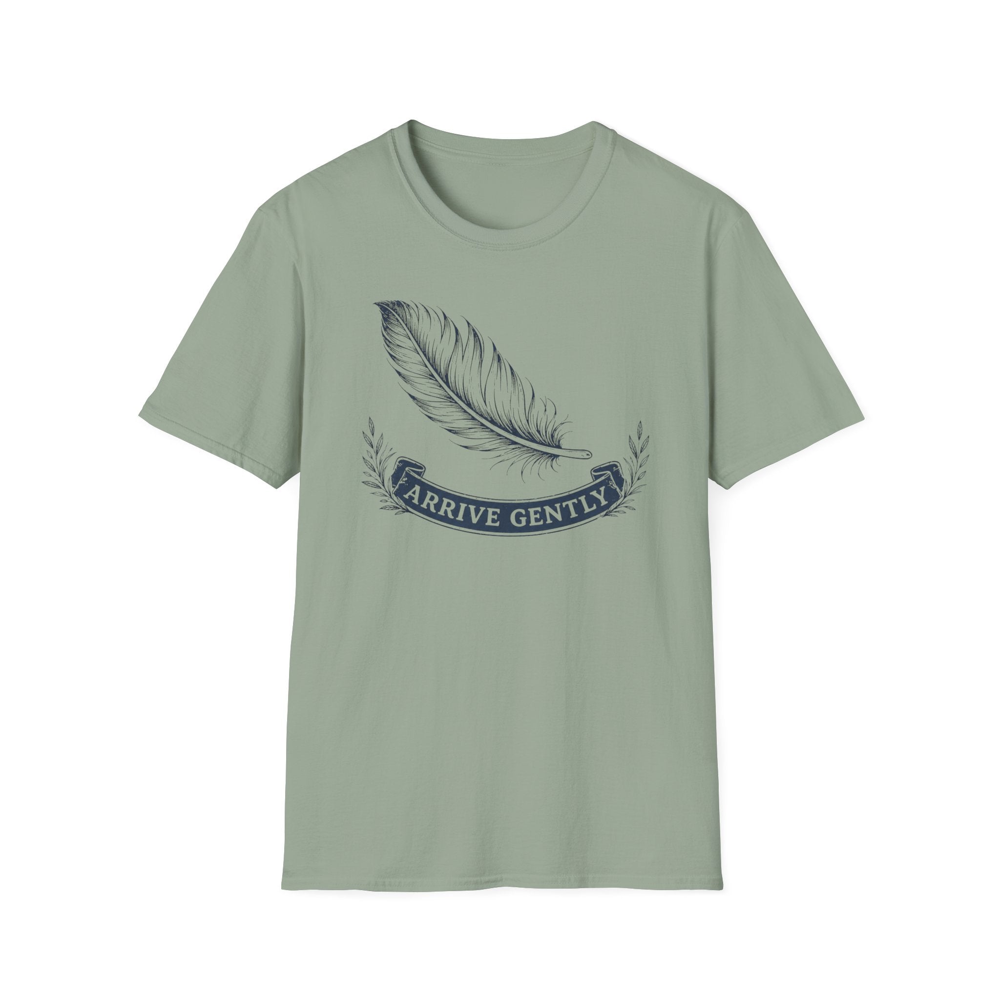 Arrive Gently Feather T-Shirt