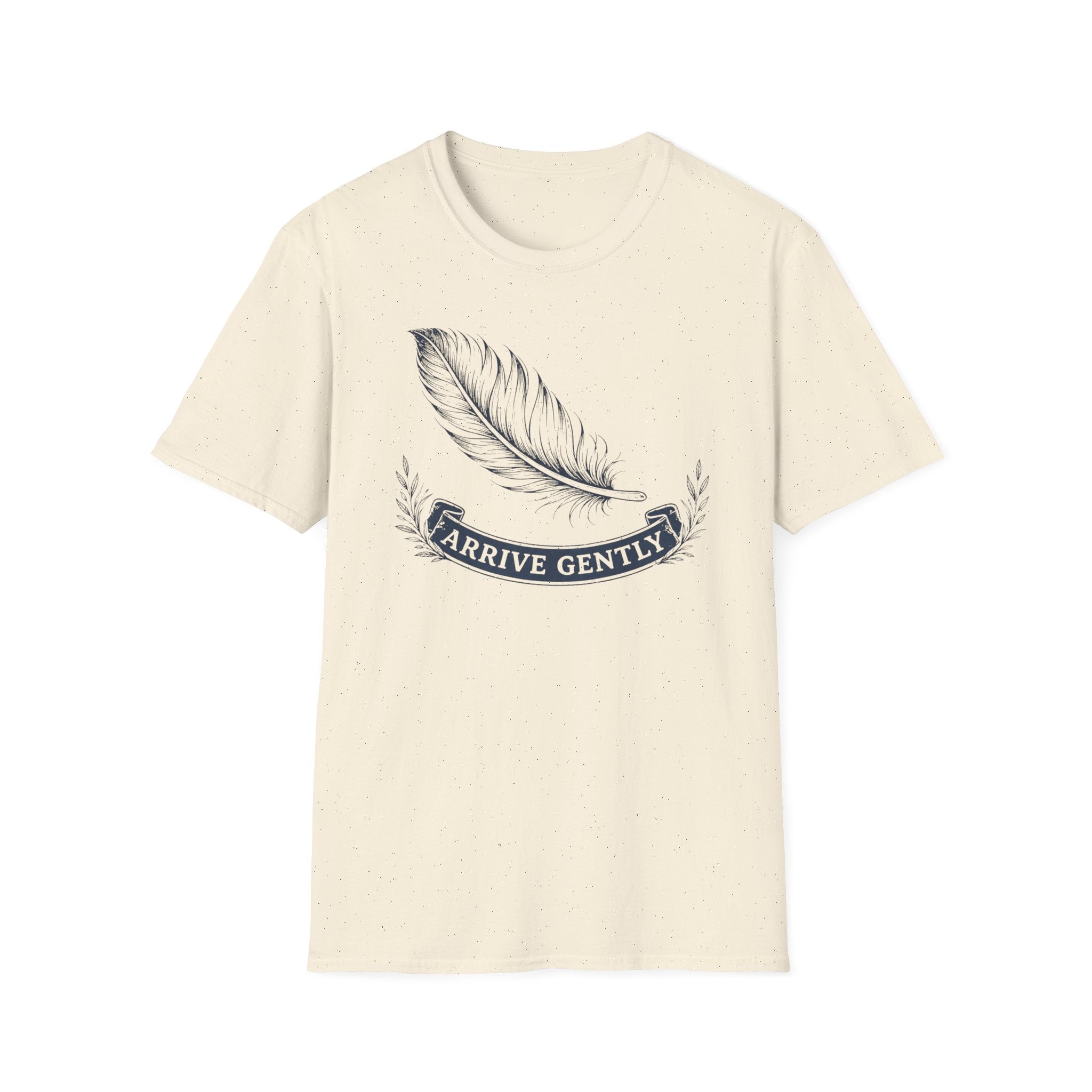 Arrive Gently Feather T-Shirt